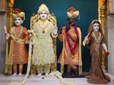  Shri Mukund Brahmachari, Shri Harikrishna Maharaj, Shri Gopinath Dev and Shri Radhikaji	