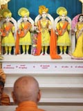  Swamishri engaged in darshan of Thakorji