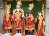  Shri Mukund Brahmachari, Shri Harikrishna Maharaj, Shri Gopinath Dev and Shri Radhikaji	