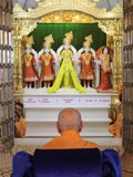  Swamishri engaged in darshan of Thakorji