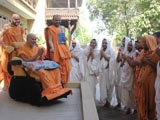  A presentation before Swamishri