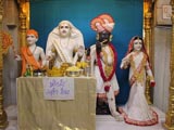  Shri Mukund Brahmachari, Shri Harikrishna Maharaj, Shri Gopinath Dev and Shri Radhikaji
