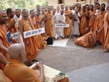  A presentation before Swamishri
