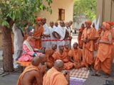  A skit presentation before Swamishri