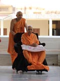  Swamishri in the mandir pradakshina