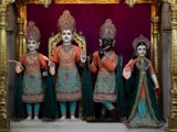  Shri Mukund Brahmachari, Shri Harikrishna Maharaj, Shri Gopinath Dev and Shri Radhikaji