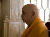  Swamishri engaged in darshan of Thakorji