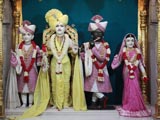  Shri Mukund Brahmachari, Shri Harikrishna Maharaj, Shri Gopinath Dev and Shri Radhikaji