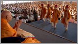  Youths perform a dance before Swamishri