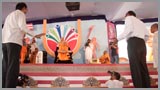  A skit presentation before Swamishri