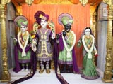  Shri Mukund Brahmachari, Shri Harikrishna Maharaj, Shri Gopinath Dev and Shri Radhikaji