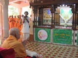  Swamishri engaged in darshan of Thakorji