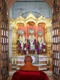  Swamishri engaged in darshan of Thakorji