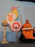 Swamishri lights the inaugural lamp of 2012 batch of Yuva Talim Kendra