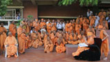 7:30am - Swamishri leaving the Mandir for the medical procedure