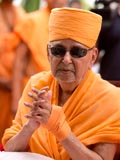 Swamishri in a divine mood