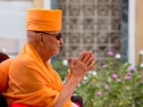 Swamishri in a jovial mood