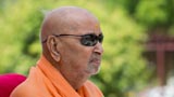  Swamishri in the mandir for darshan