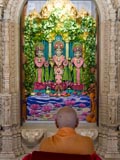  Swamishri doing darshan of Thakorji