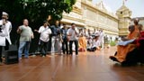  A skit presentation in front of Swamishri
