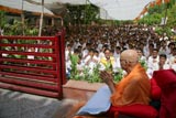  Swamishri bids Jai Swaminarayan to devotees