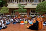  Swamishri bids Jai Swaminarayan to devotees
