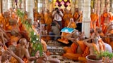  A skit presentation in front of Swamishri