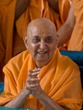  Swamishri in a divine, jovial mood