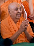  Swamishri in a divine, jovial mood