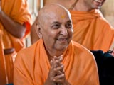  Swamishri in a divine, jovial mood