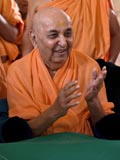  Swamishri in a divine, jovial mood