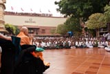  Swamishri bids Jai Swaminarayan to devotees