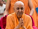  Swamishri engaged in darshan