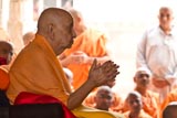  Swamishri engaged in darshan of Thakorji