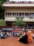  Devotees engaged in darshan of Swamishri