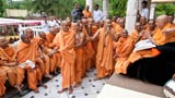  A skit presentation before Swamishri