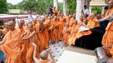  A skit presentation before Swamishri
