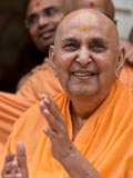  Swamishri in a divine, jovial mood