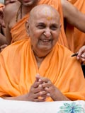 Swamishri in a divine, jovial mood