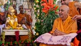  Swamishri in a divine, jovial mood