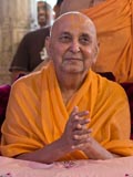  Swamishri in a divine, jovial mood