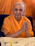  Swamishri in a divine, jovial mood