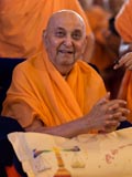  Swamishri in a divine, jovial mood