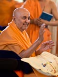  Swamishri in a divine, jovial mood