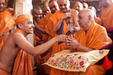  A skit presentation before Swamishri