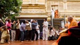  A skit presentation before Swamishri 