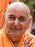  Swamishri in a divine, jovial mood