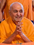  Swamishri in a divine, jovial mood