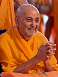  Swamishri in a divine, jovial mood