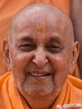  Swamishri in a divine, jovial mood